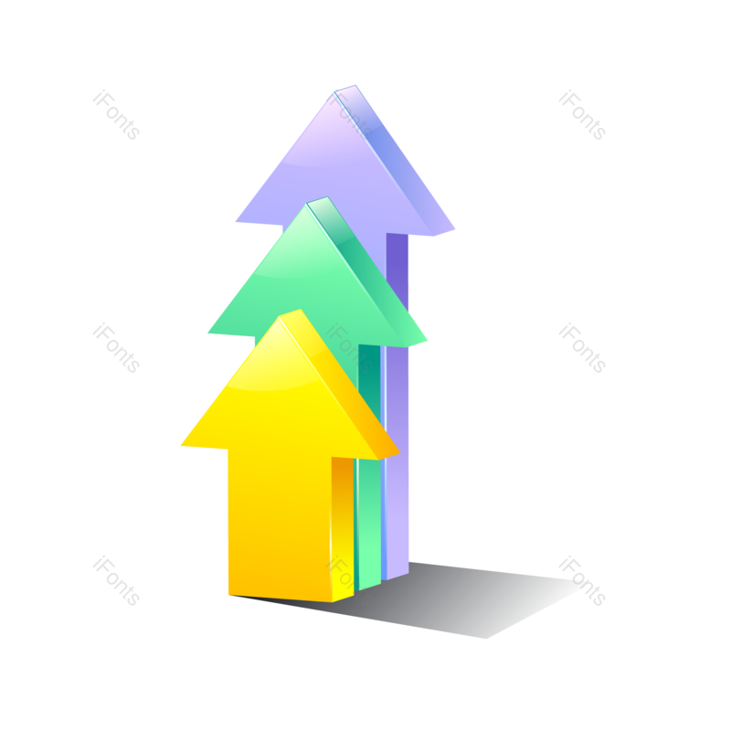 图标图片,箭头元素,质感PNG,插画免抠素材